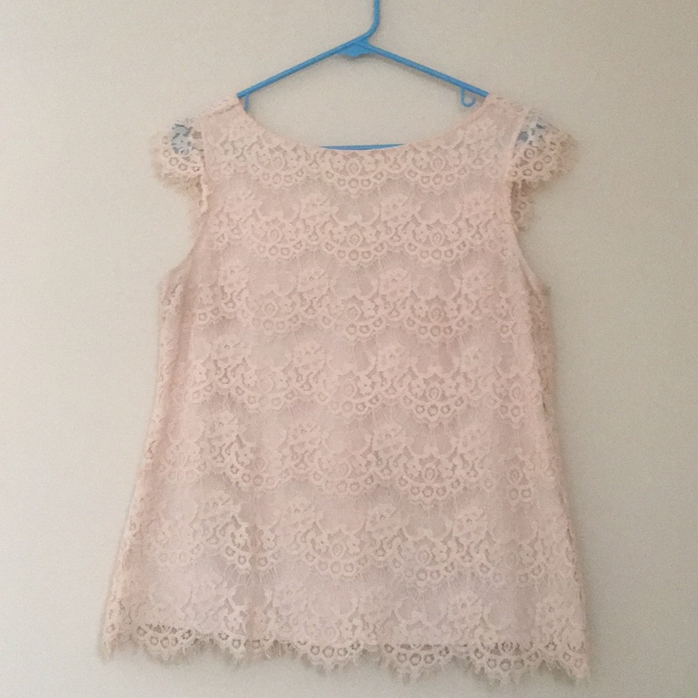 Scandal Olivia Pope Blush lace top